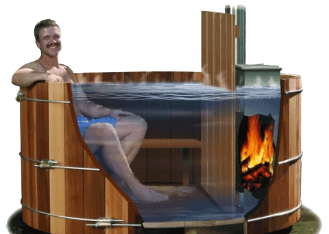 Bain nordique en bois