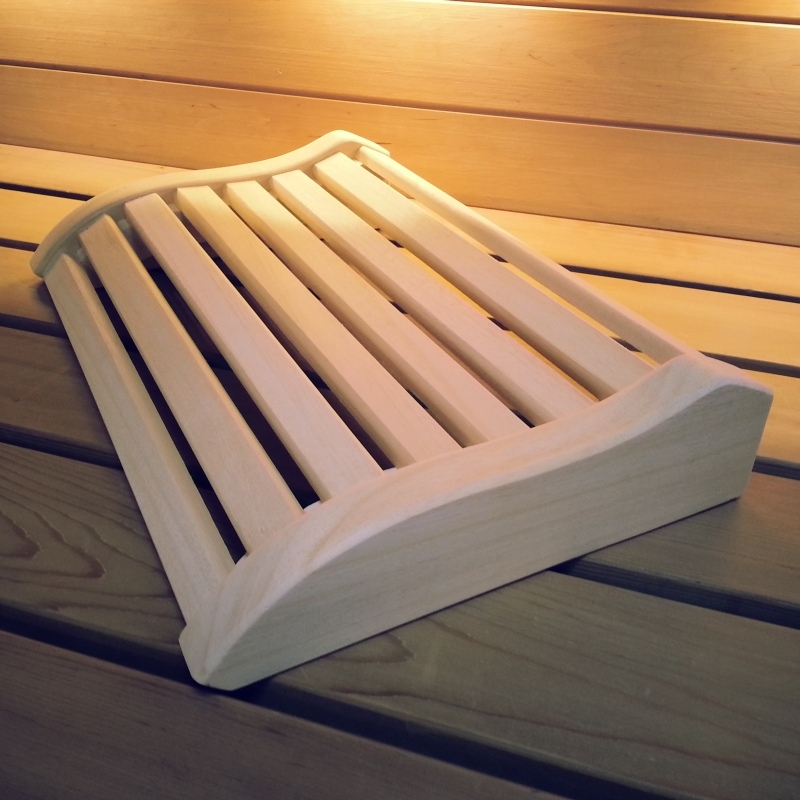 Sauna headrest