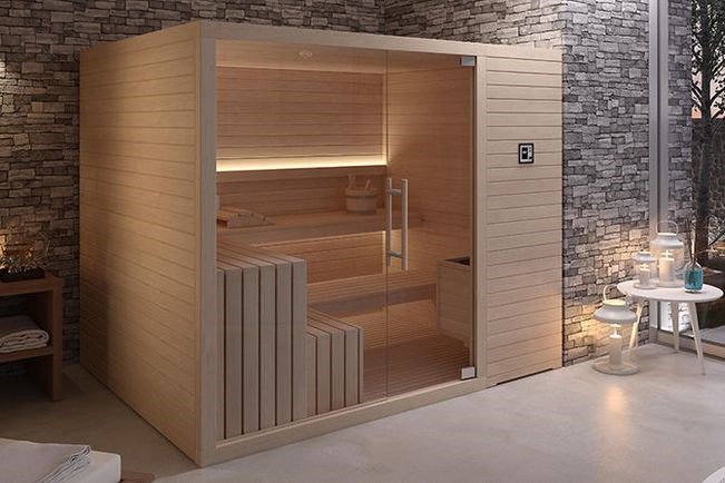 Sauna interieur en bois