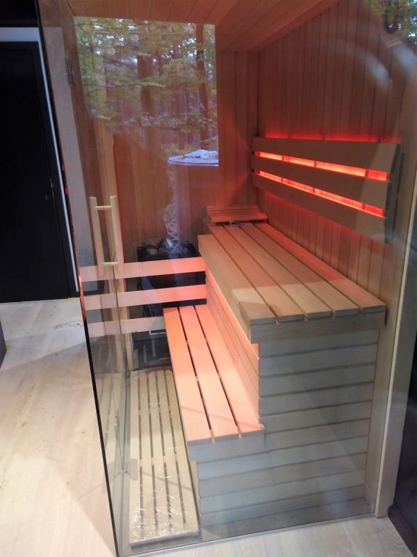 Sauna interieur en bois