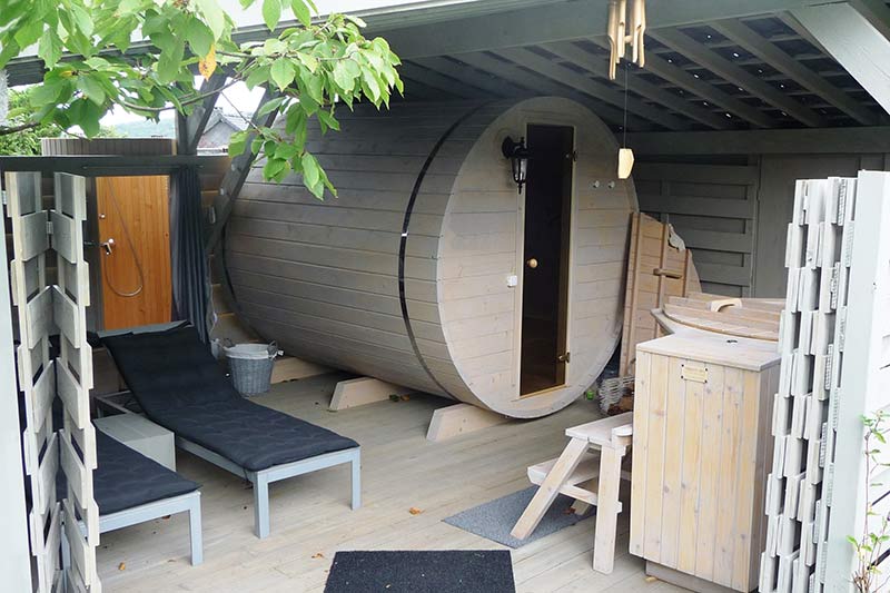 Sauna barrel