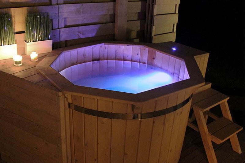 Bain nordique en bois