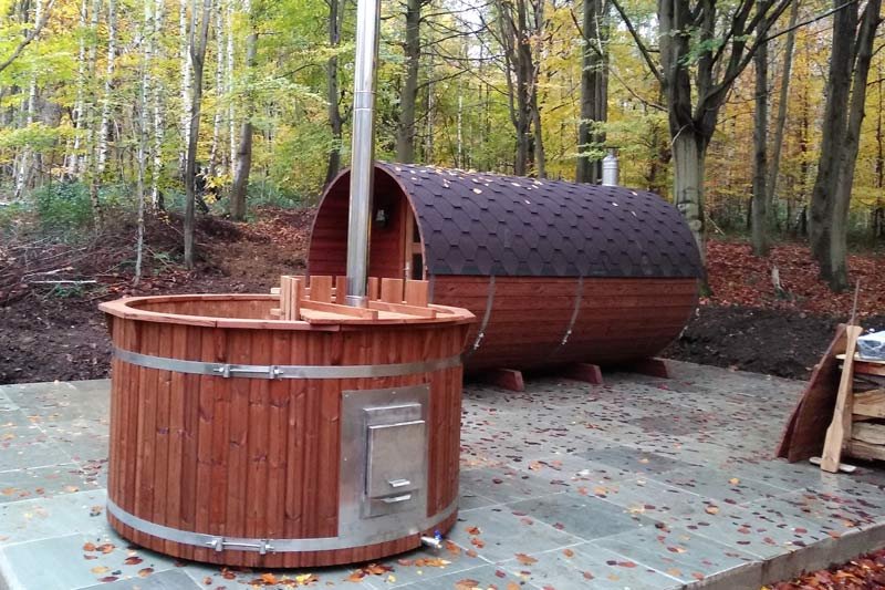 Bain nordique en bois