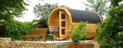 Wooden sauna