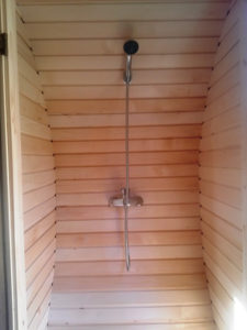 Douche de sauna