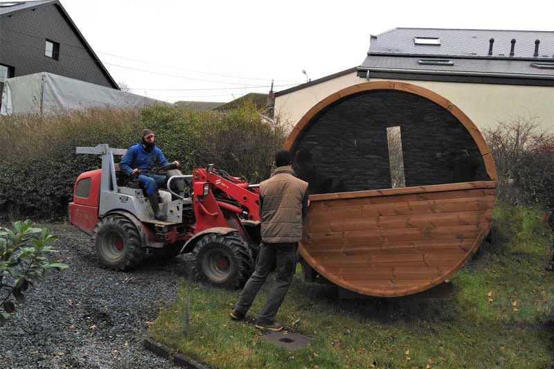 Sauna barrel