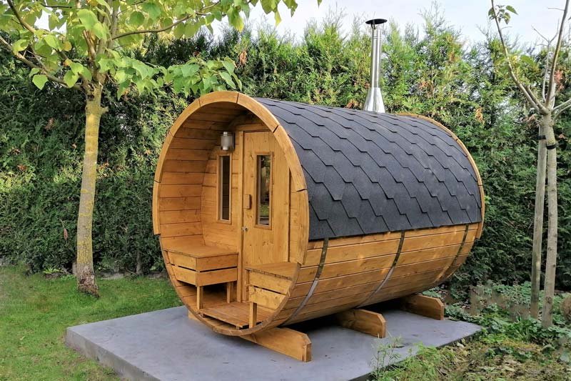 bijgeloof Zeemeeuw Handschrift Rond barrel sauna's| FOREST SPA