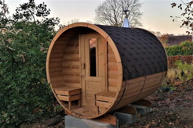 Cilia Anesthesie boog Rond barrel sauna's| FOREST SPA