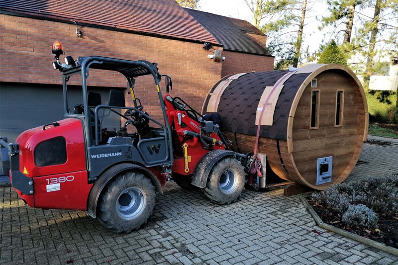 Transport sauna
