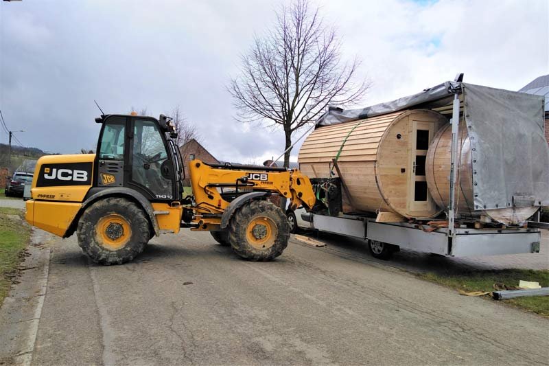 Transport sauna