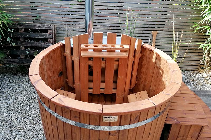 Wooden Hot Tub Forest Spa, Small Wooden Hot Tub Uk